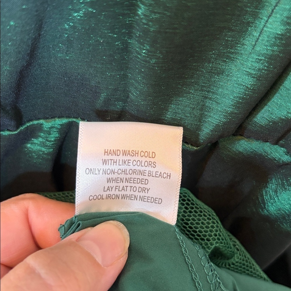 ModCloth Shimmering Emerald Green Sleeveless Fit & Flare Dress - Picture 7 of 9